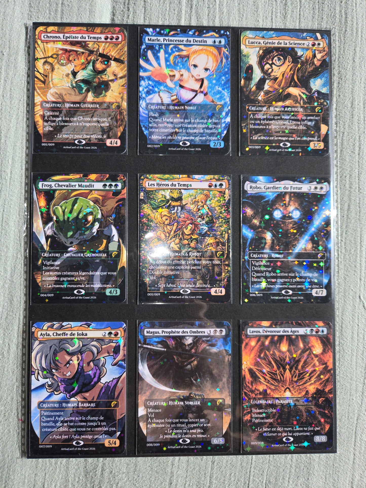 Chrono Trigger Set MTG Full Art