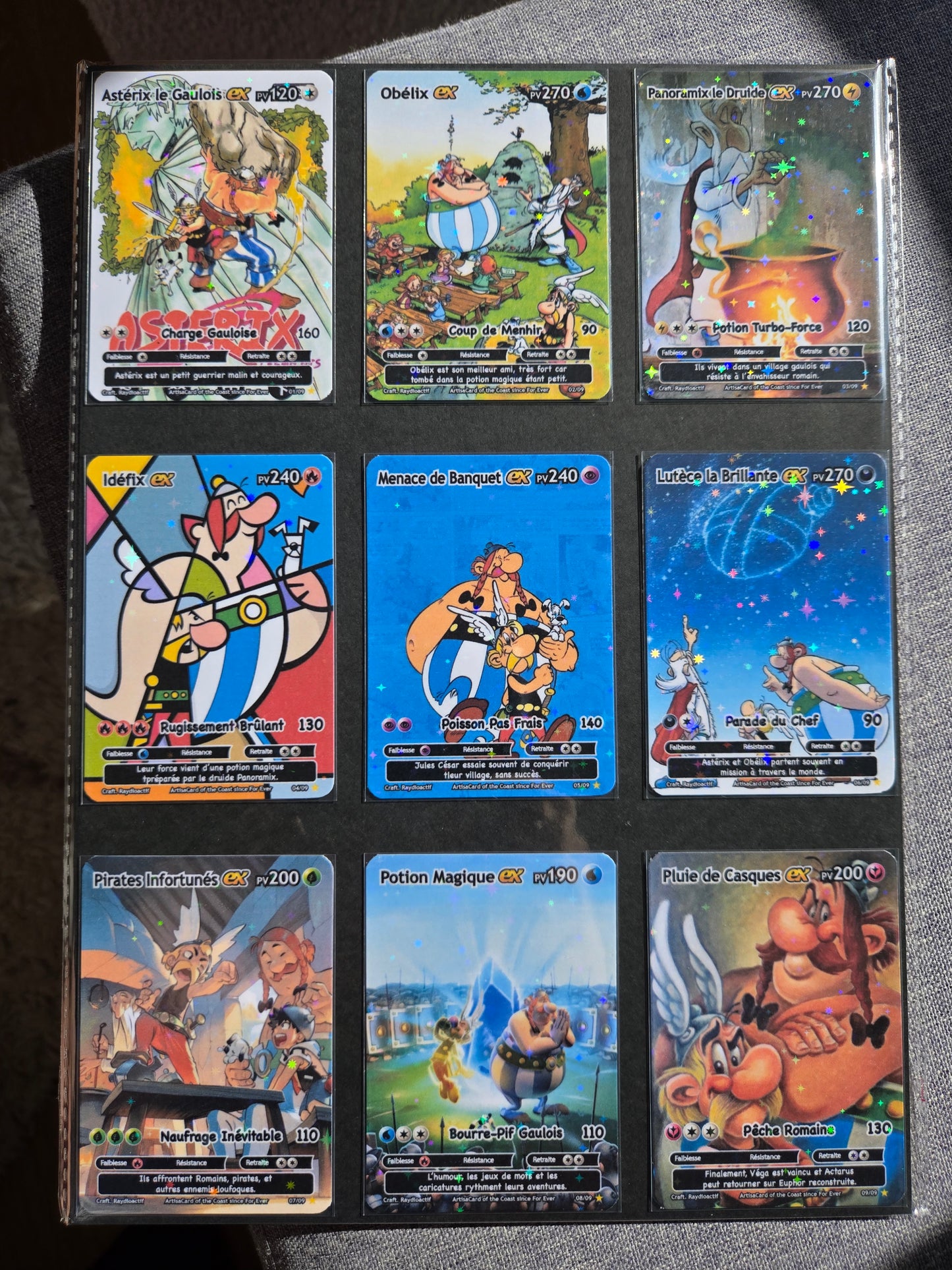 Set Astérix et Obélix (Pokémon Style)