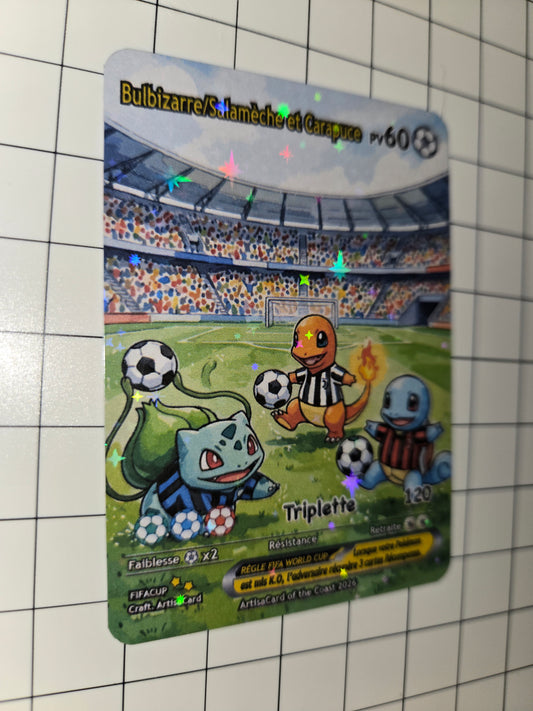 Fifa World Cup 2026 - Bulbizarre Salameche Carapuce