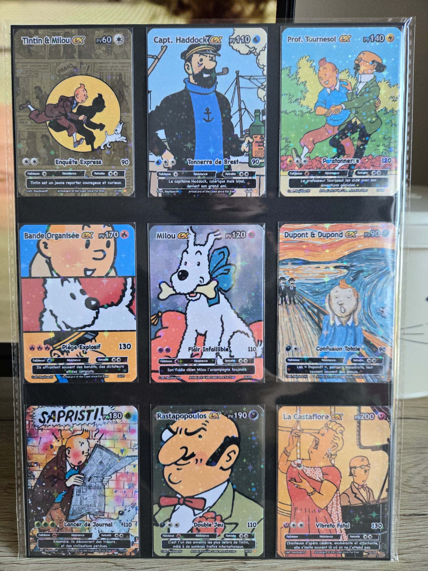 Set Tintin (Pokemon Style)