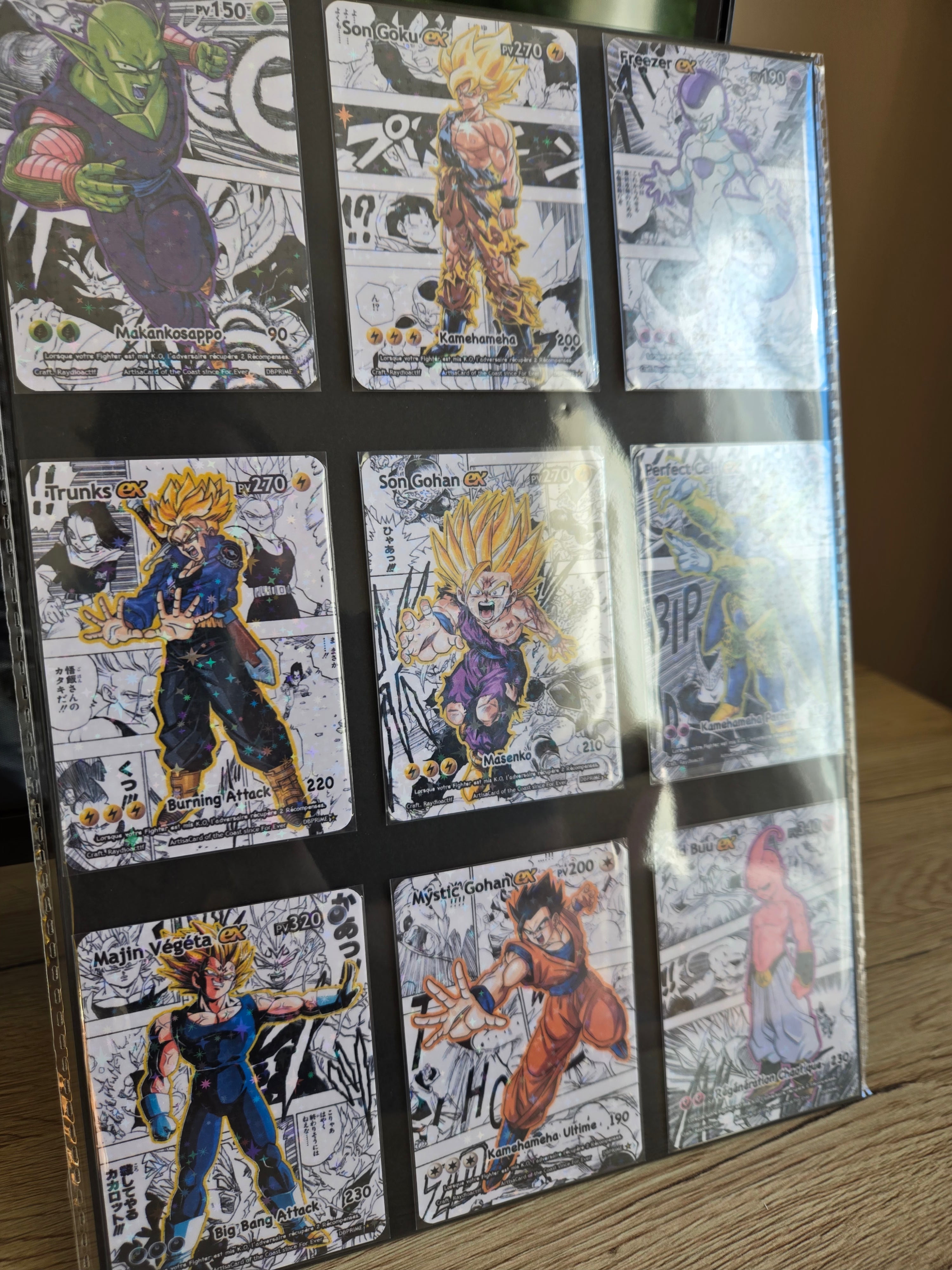 Set Dragon Ball Z Primes (Pokemon Style / One Piece Manga)