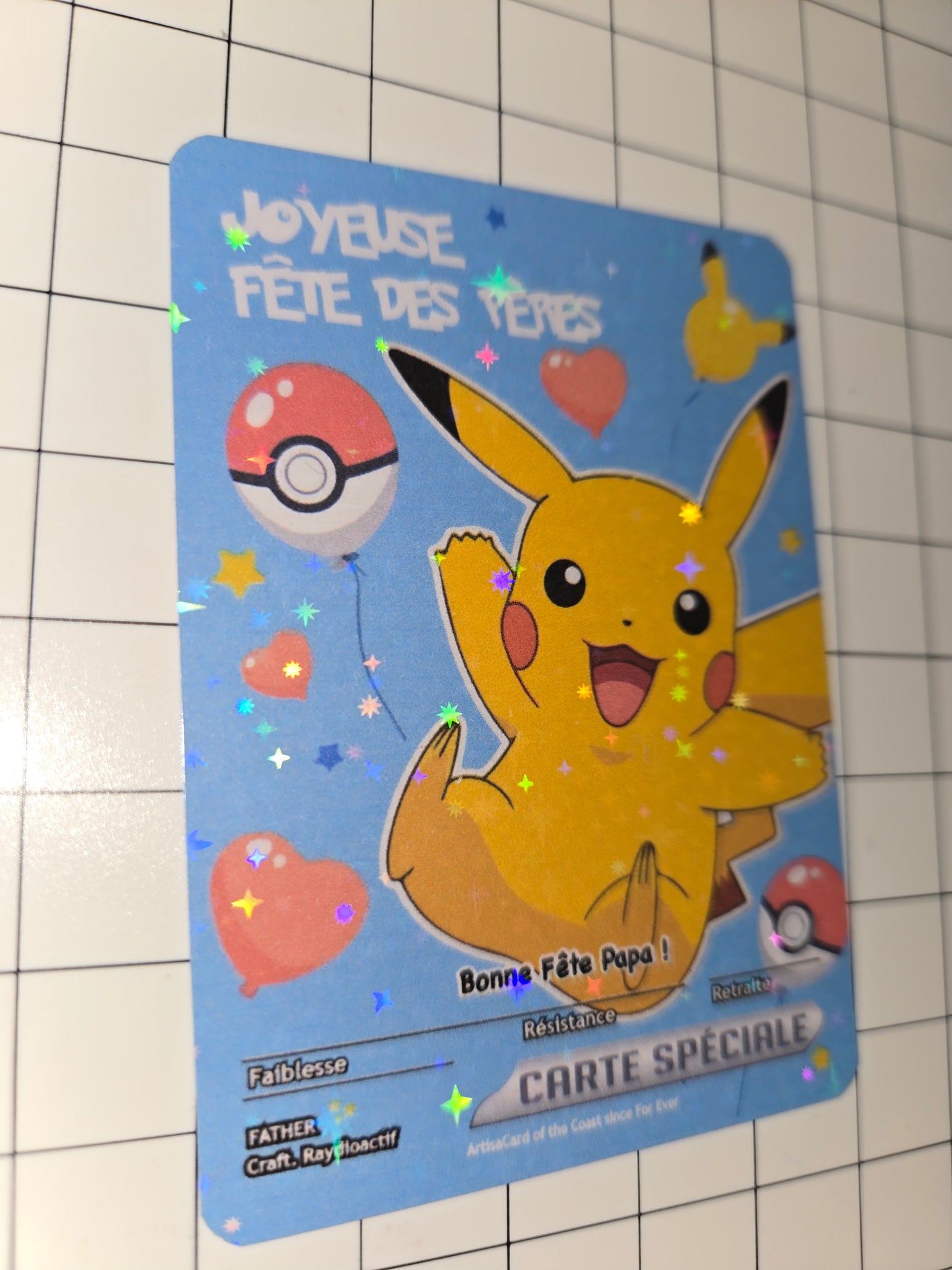 Pikachu Fête des Pères