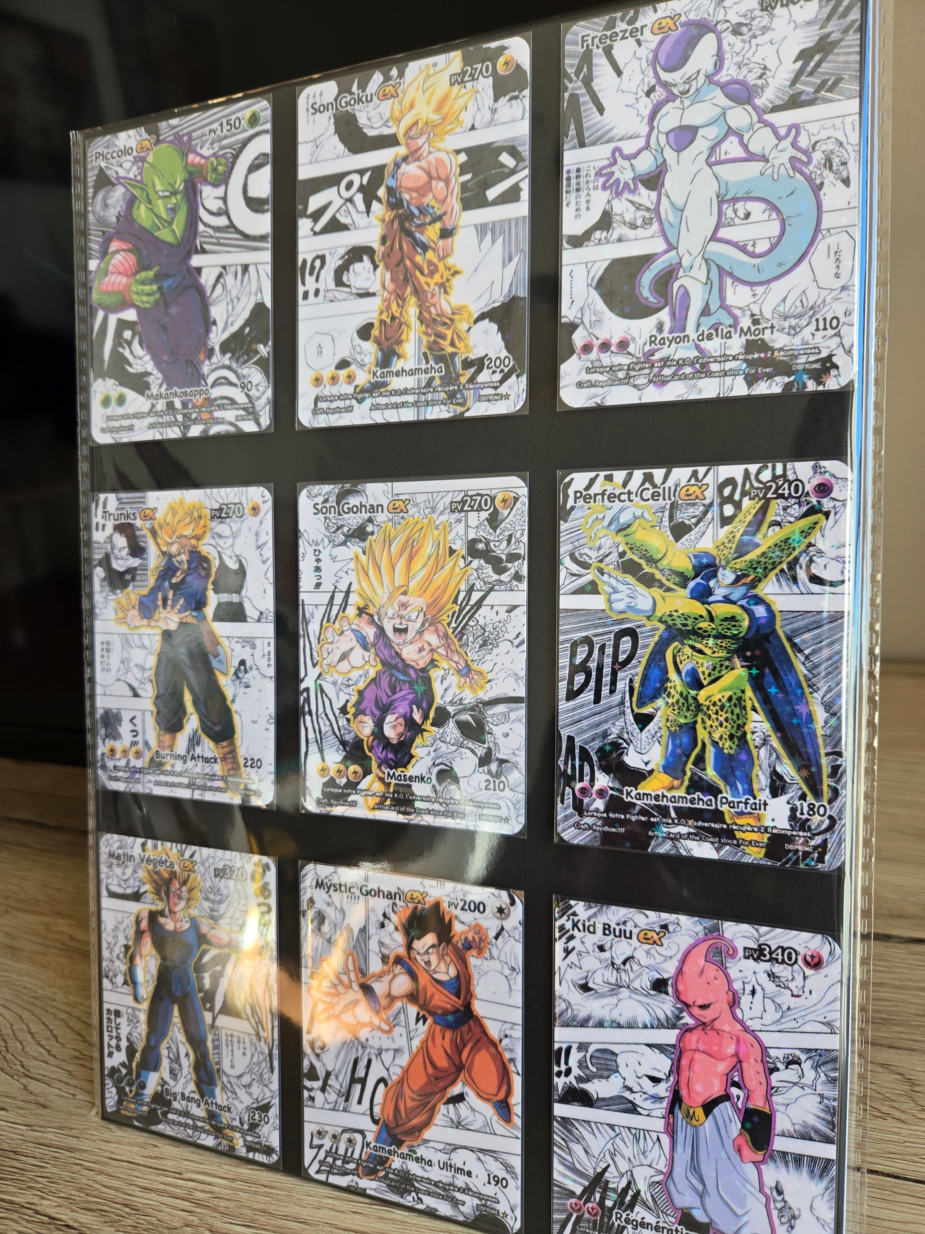 Set Dragon Ball Z Primes (Pokemon Style / One Piece Manga)