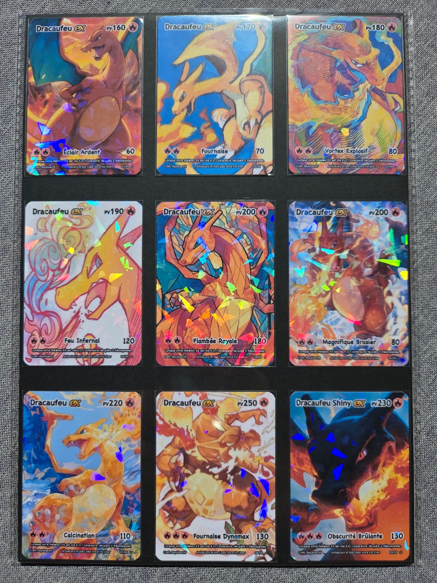 Set Dracaufeu Ex Full Art