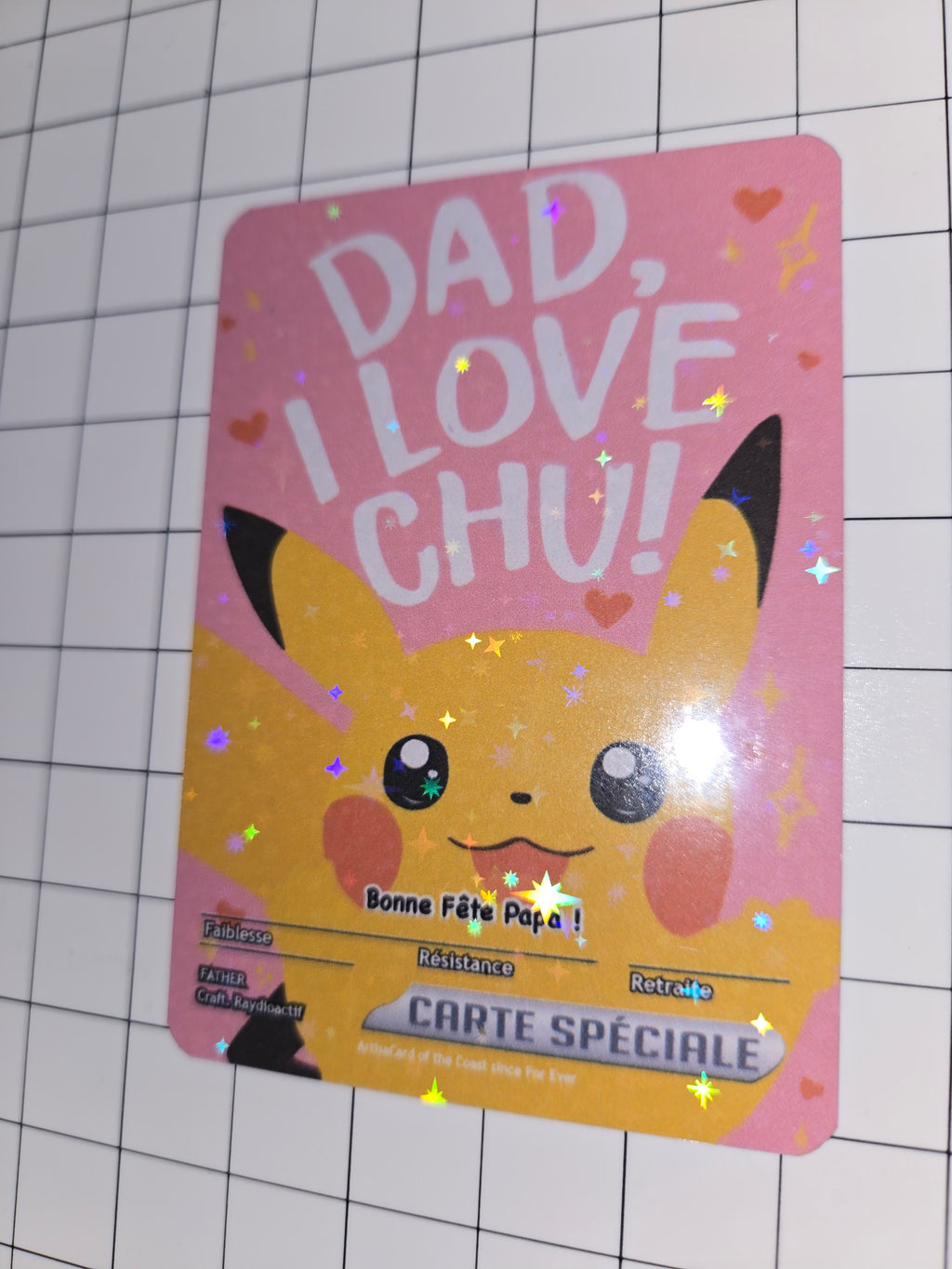 Pikachu Fête des Pères