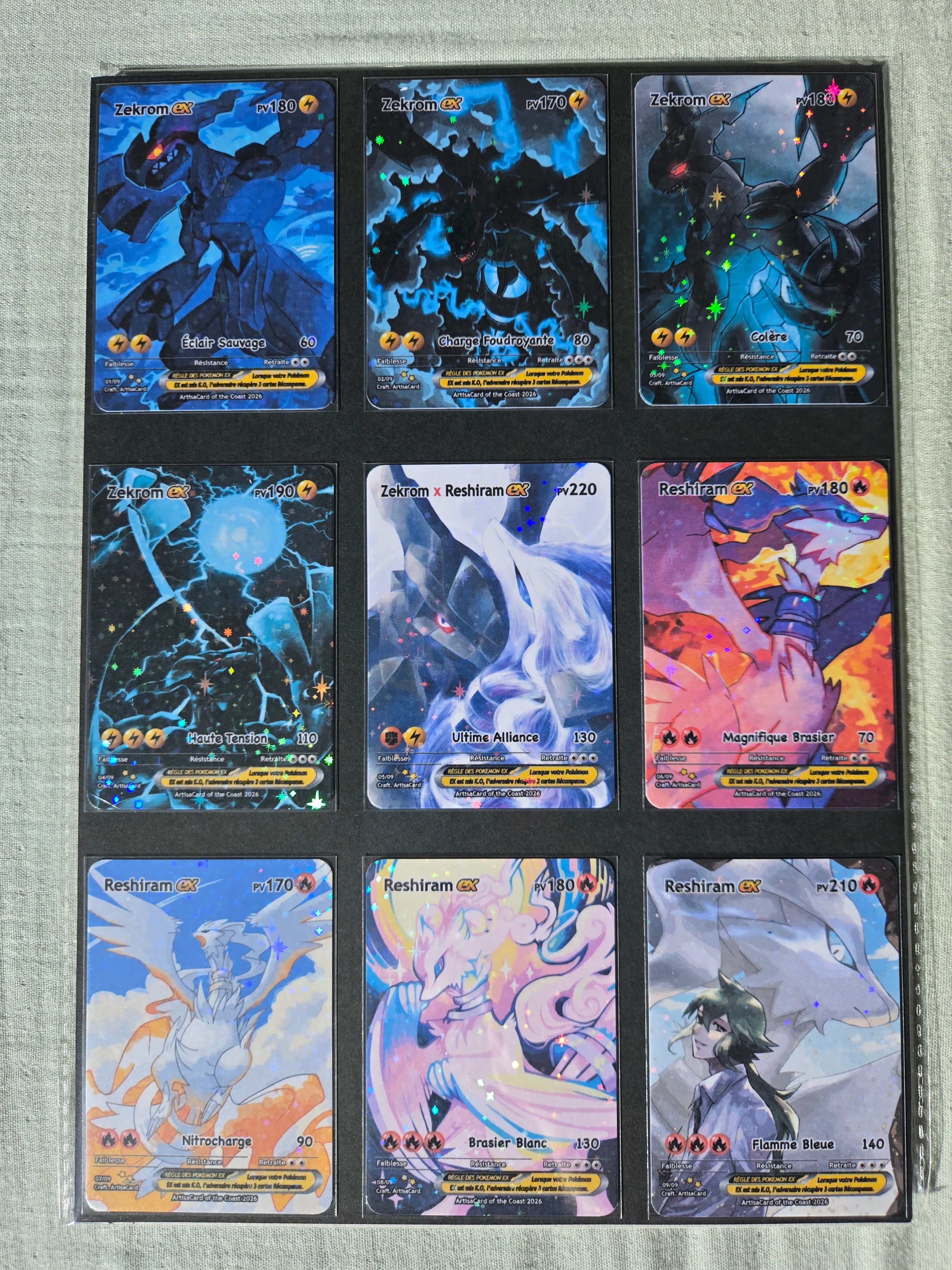 Set Zekrom x Reshiram