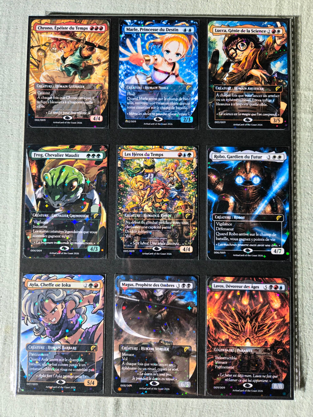 Chrono Trigger Set MTG Full Art