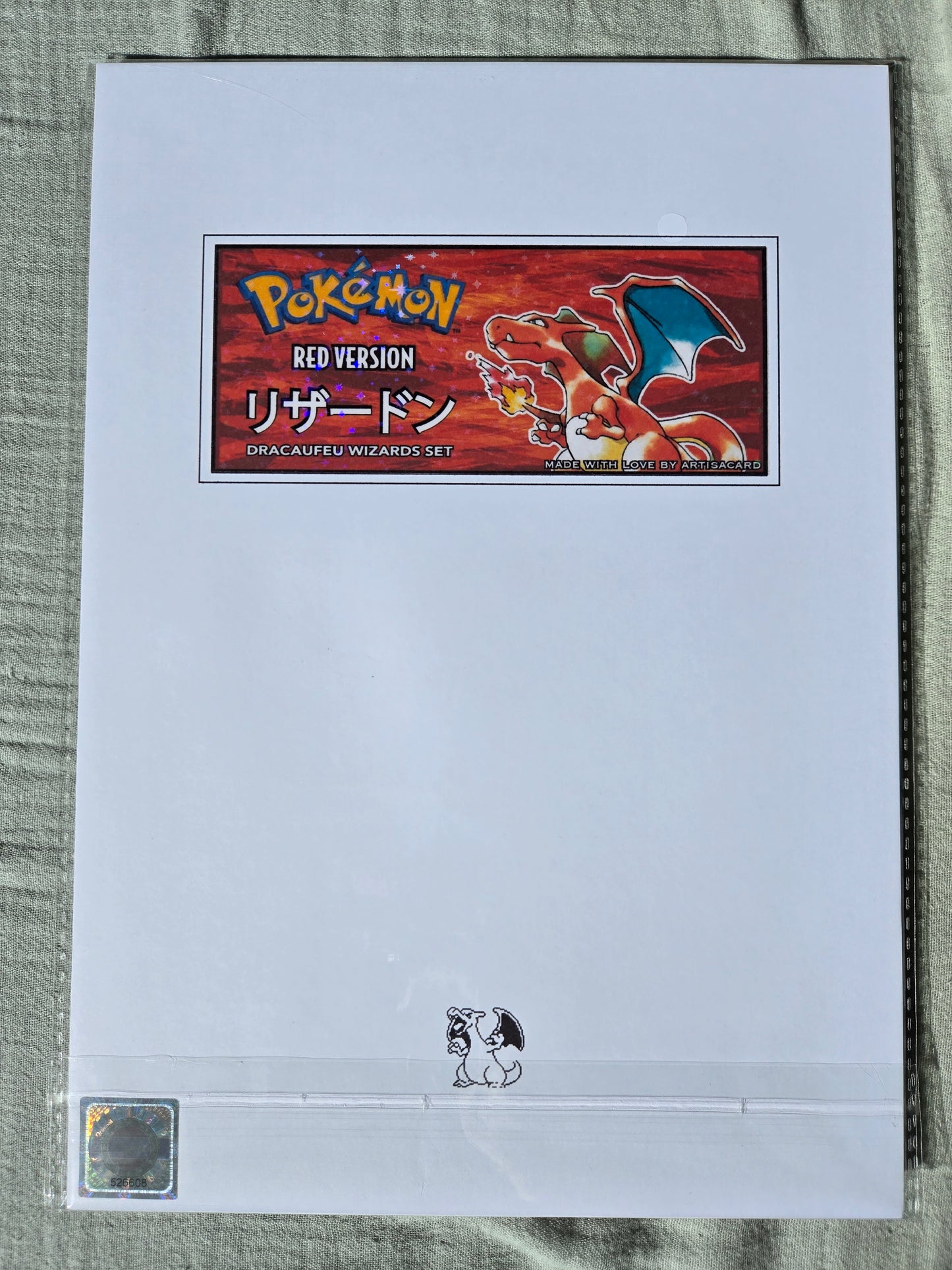 Pokémon Version Rouge - Dracaufeu