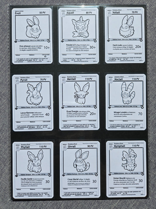 Set Evolitions à Colorier