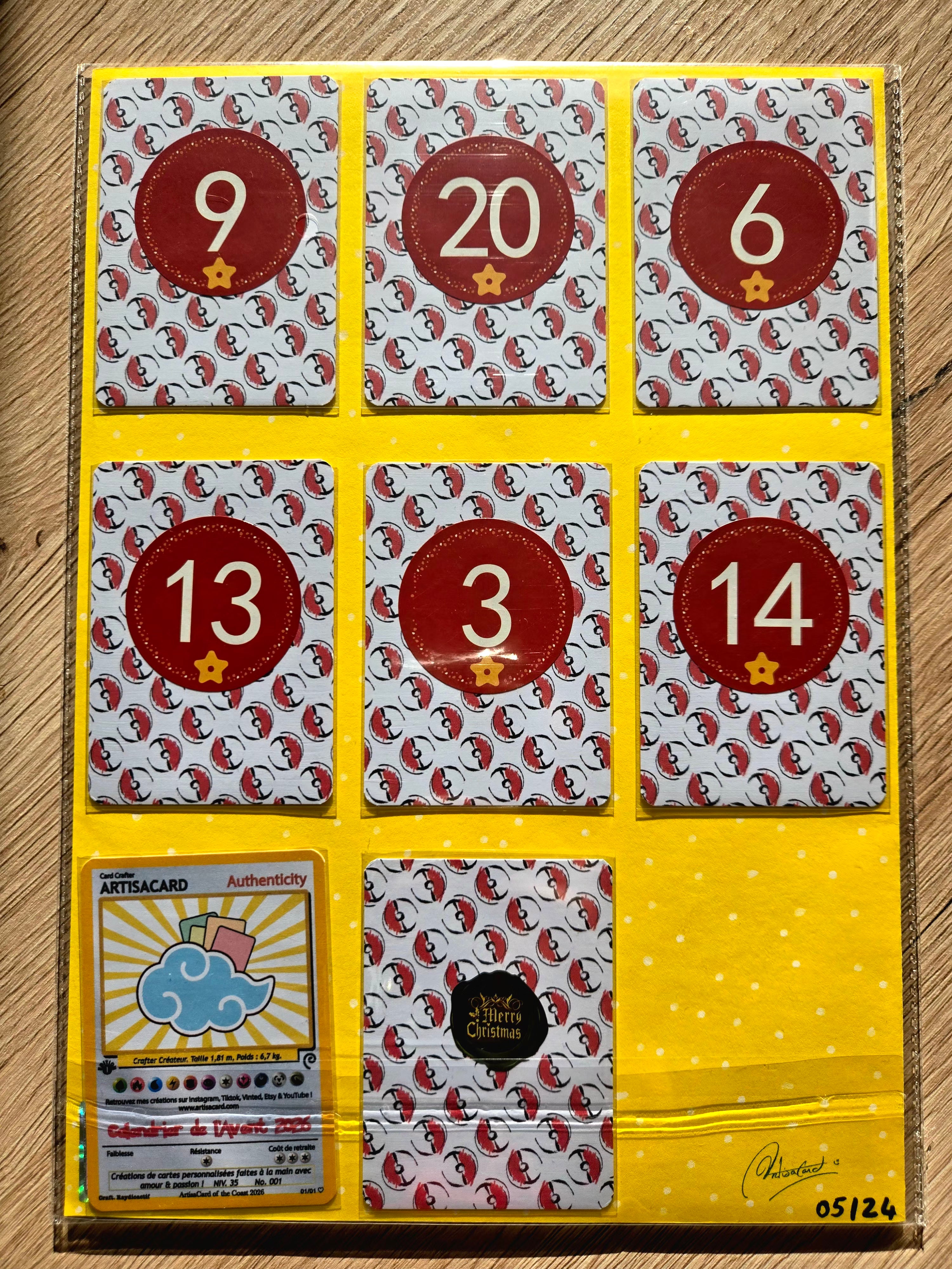 Pokémon 30 ans - Calendrier de l'Avent Pikachu