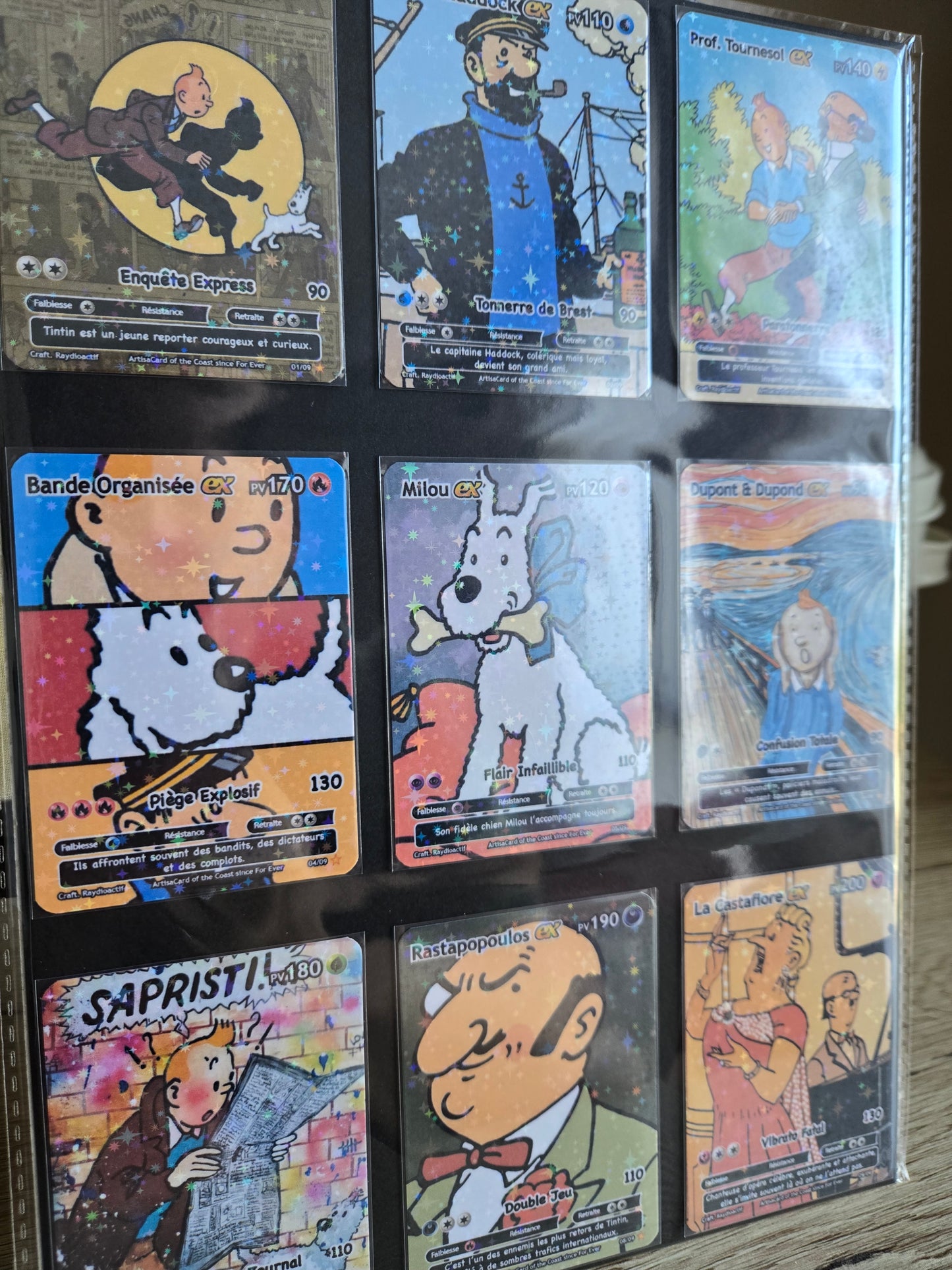 Set Tintin (Pokemon Style)