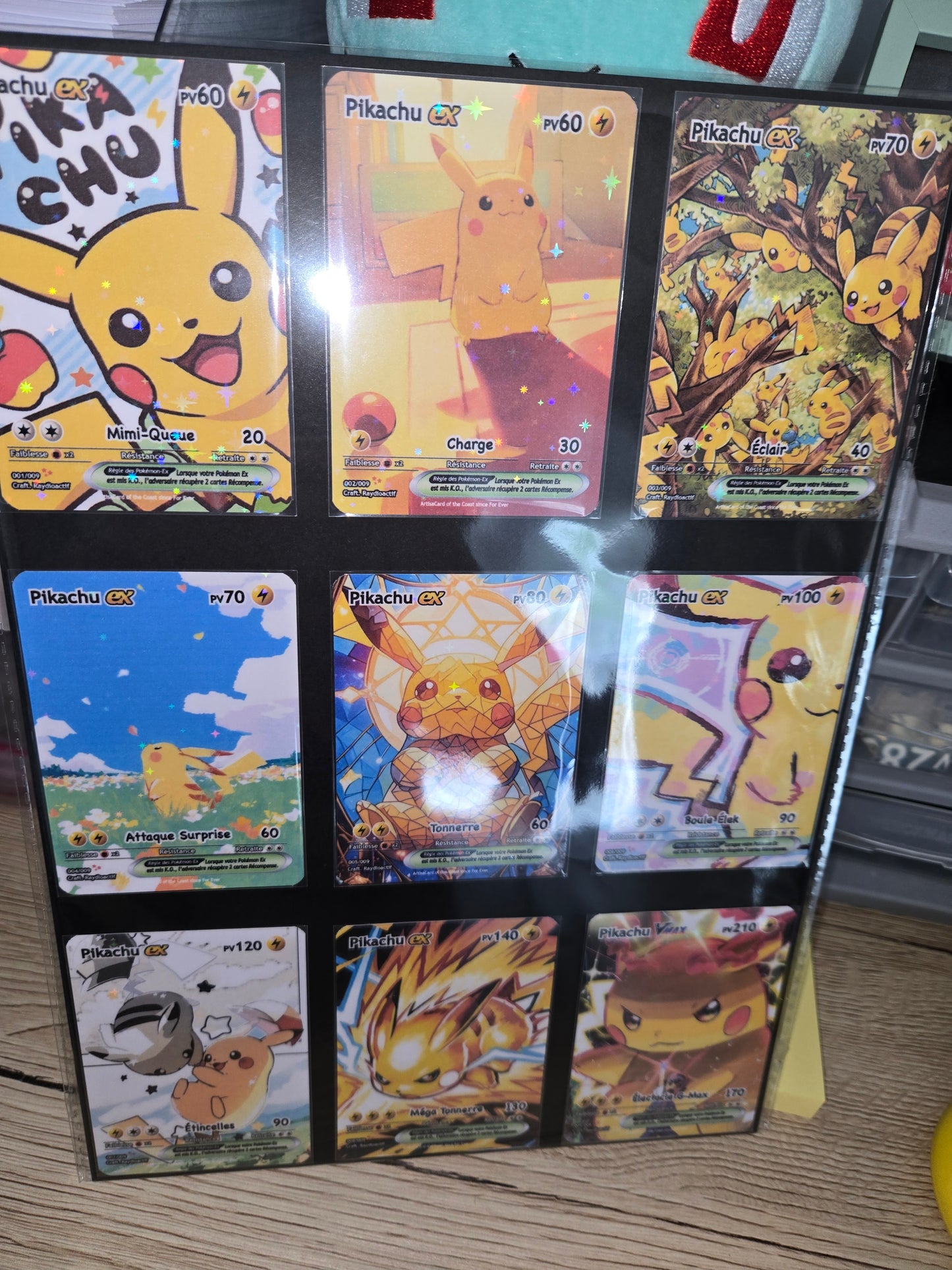 Set Pikachu Ex Full Art