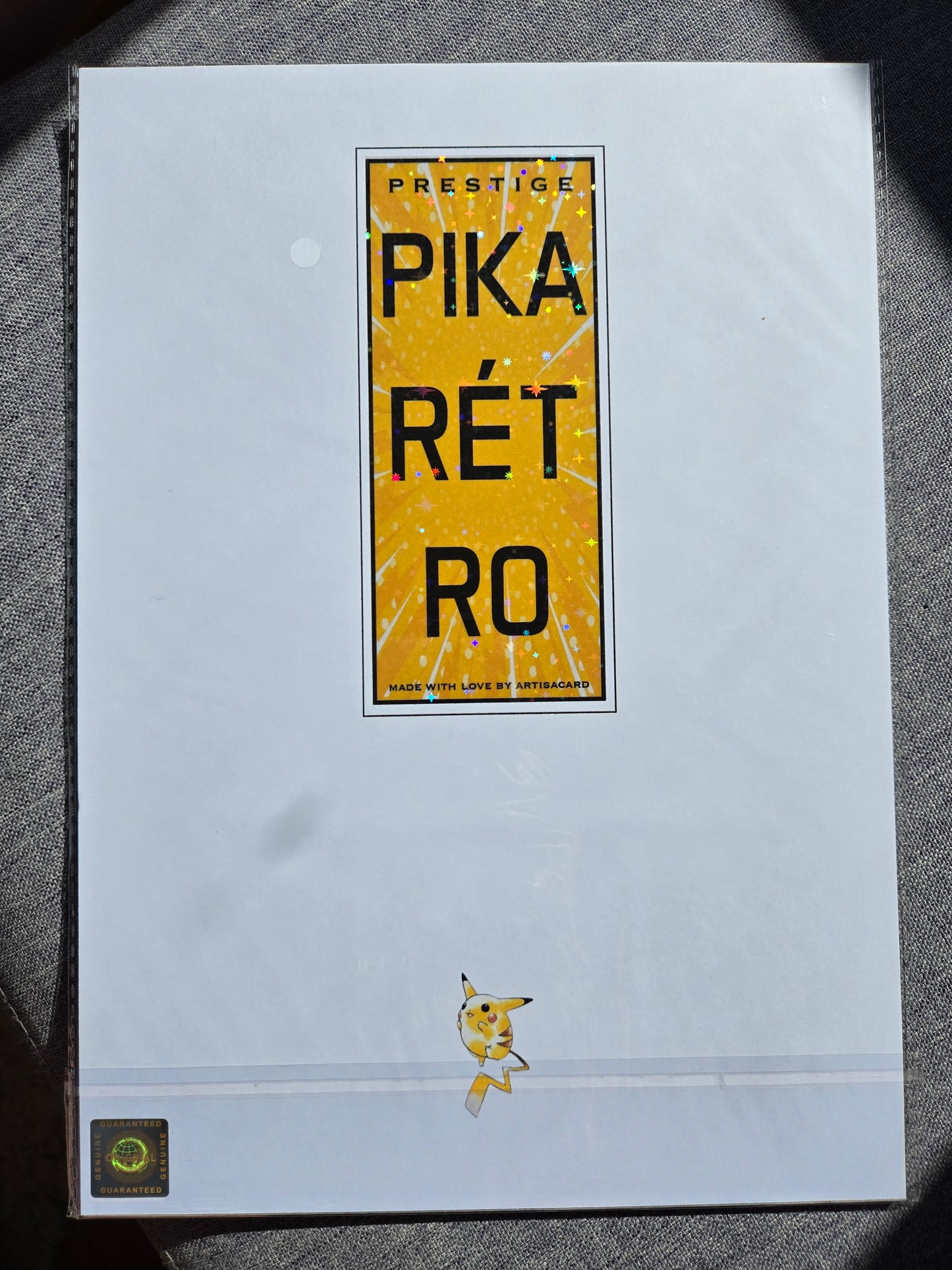 Set Pikachu Rétro Wizards Style 90's