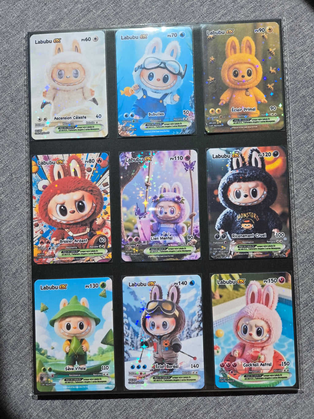 Set Labubu Ex Pokémon Style