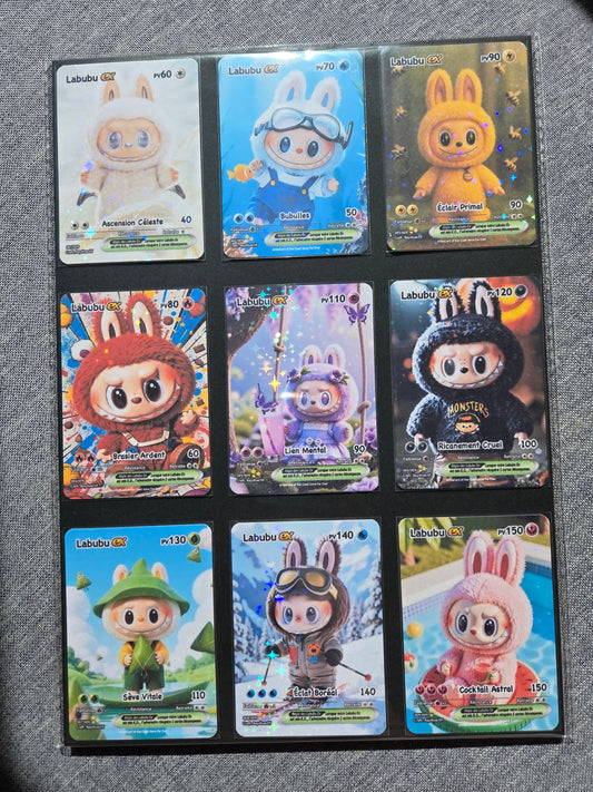 Set Labubu Ex Pokémon Style