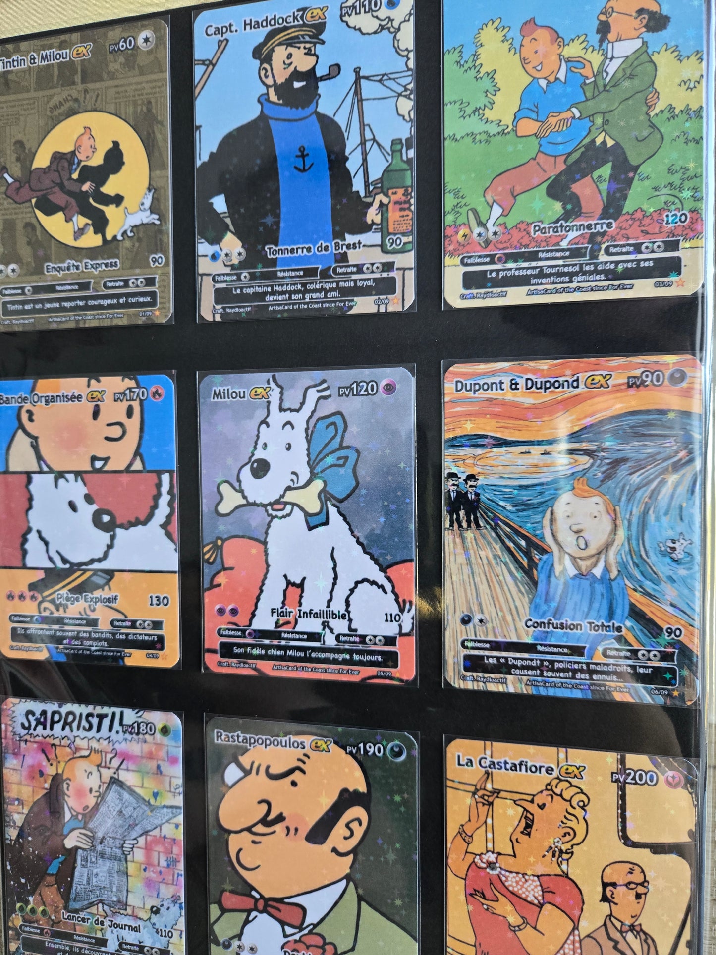 Set Tintin (Pokemon Style)