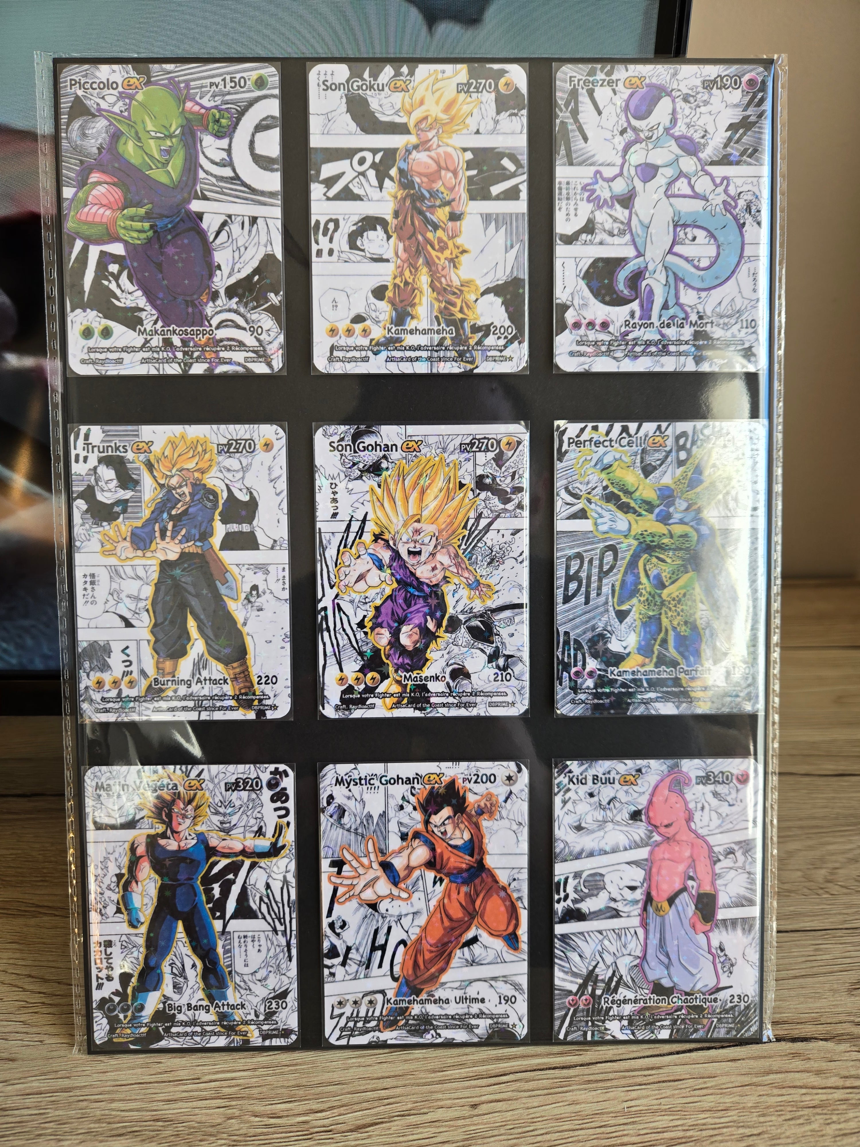 Set Dragon Ball Z Primes (Pokemon Style / One Piece Manga)
