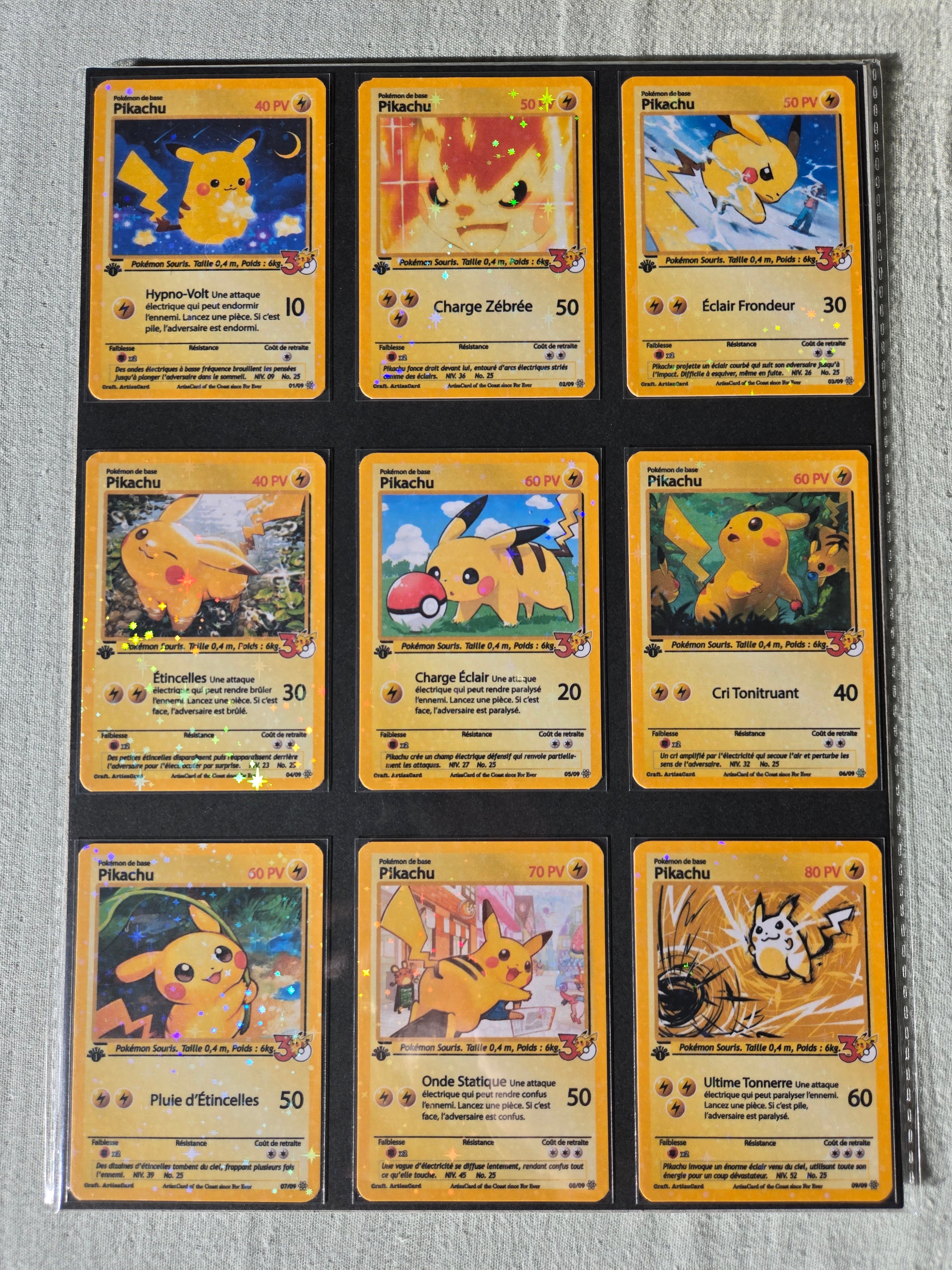 Set Pokémon 30th Pikachu