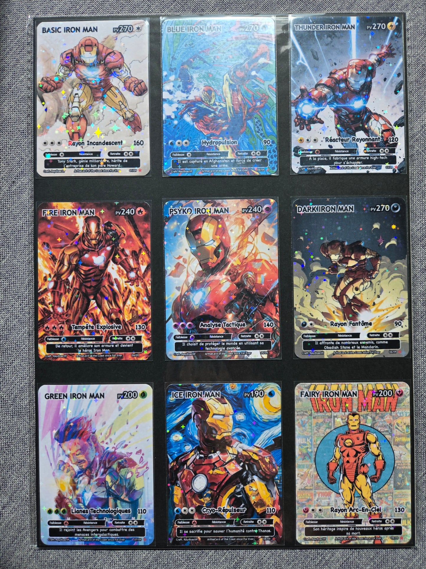 Set Iron Man Marvel