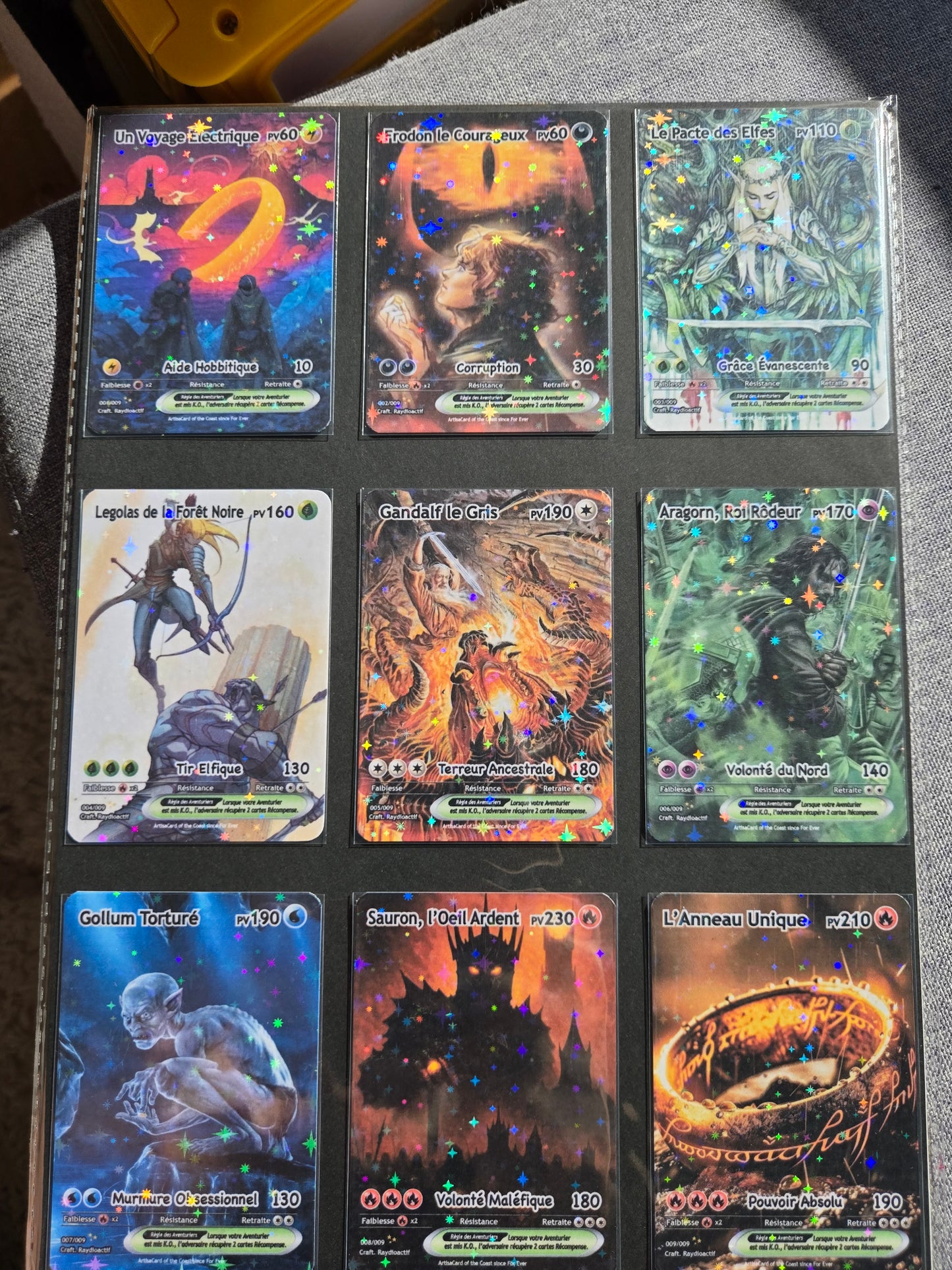 Set Seigneur des Anneaux (Pokémon Style)