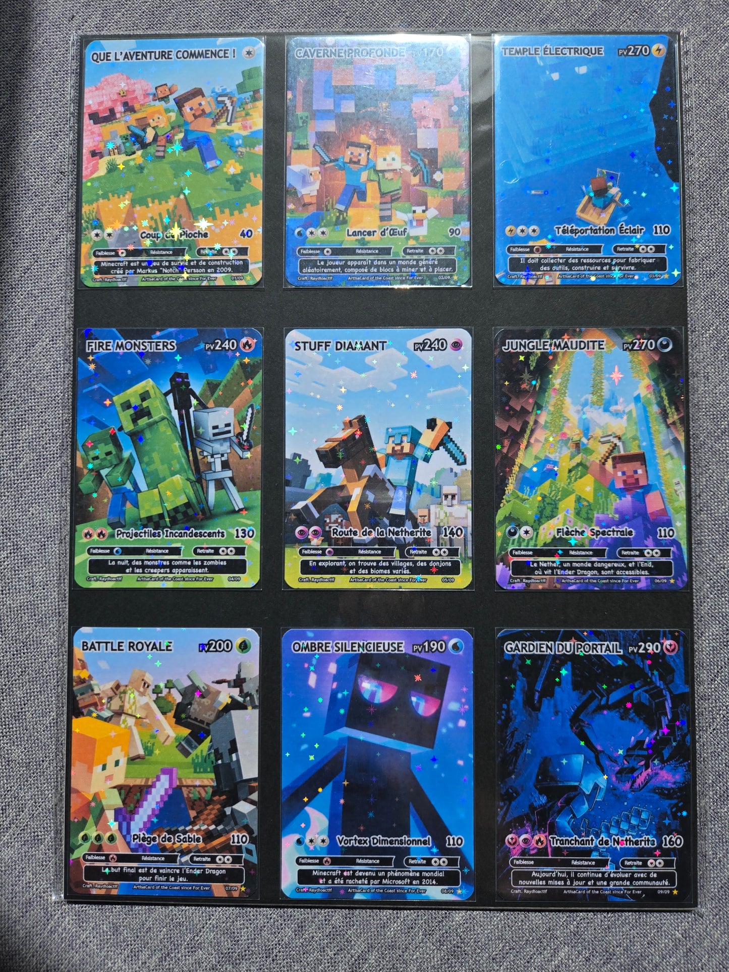 Set Minecraft (Pokemon Style)