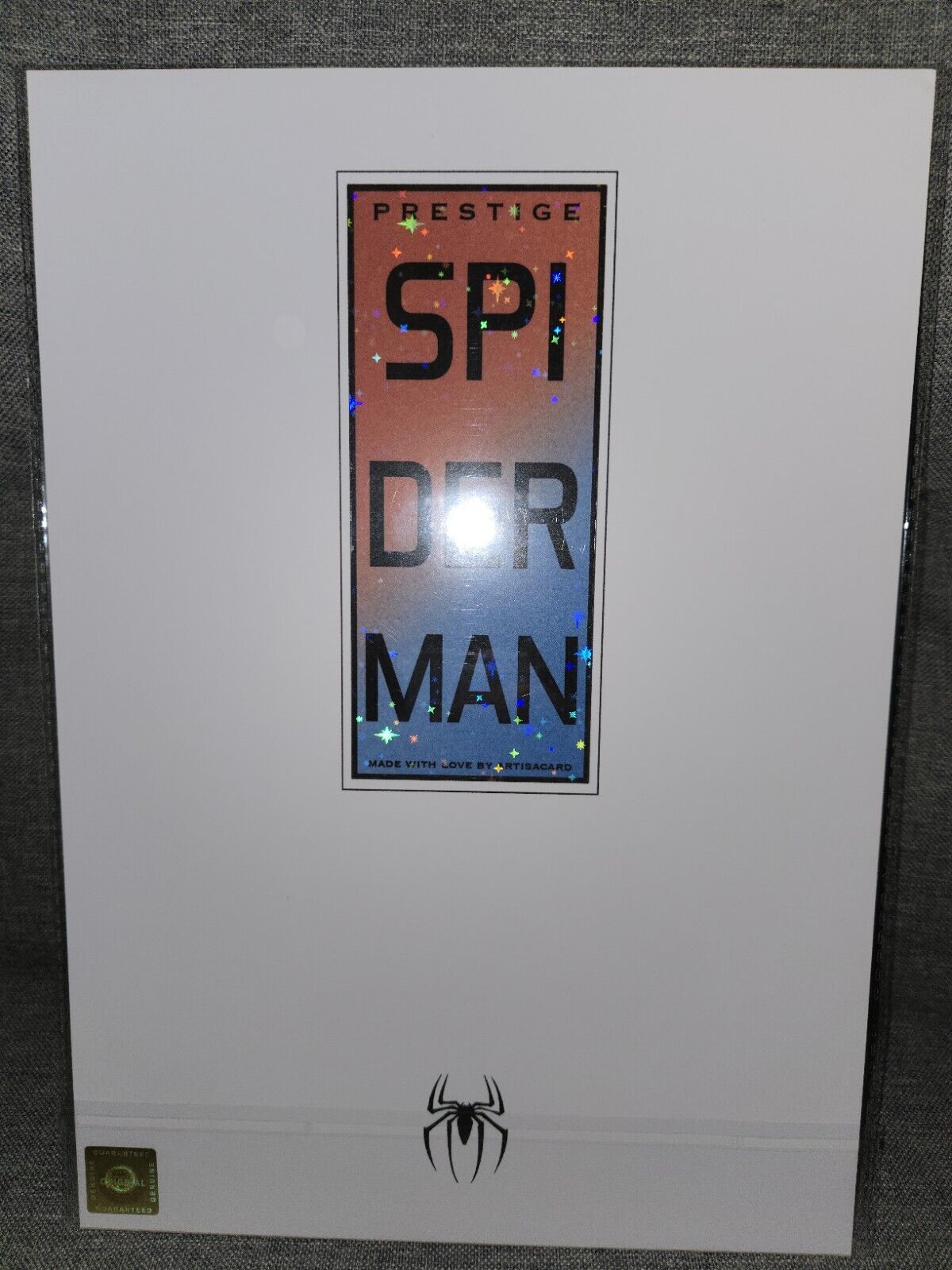 Set Spider Man Marvel Holographique